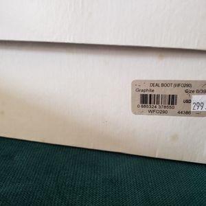 All Saints gray suede women's boots sz 39